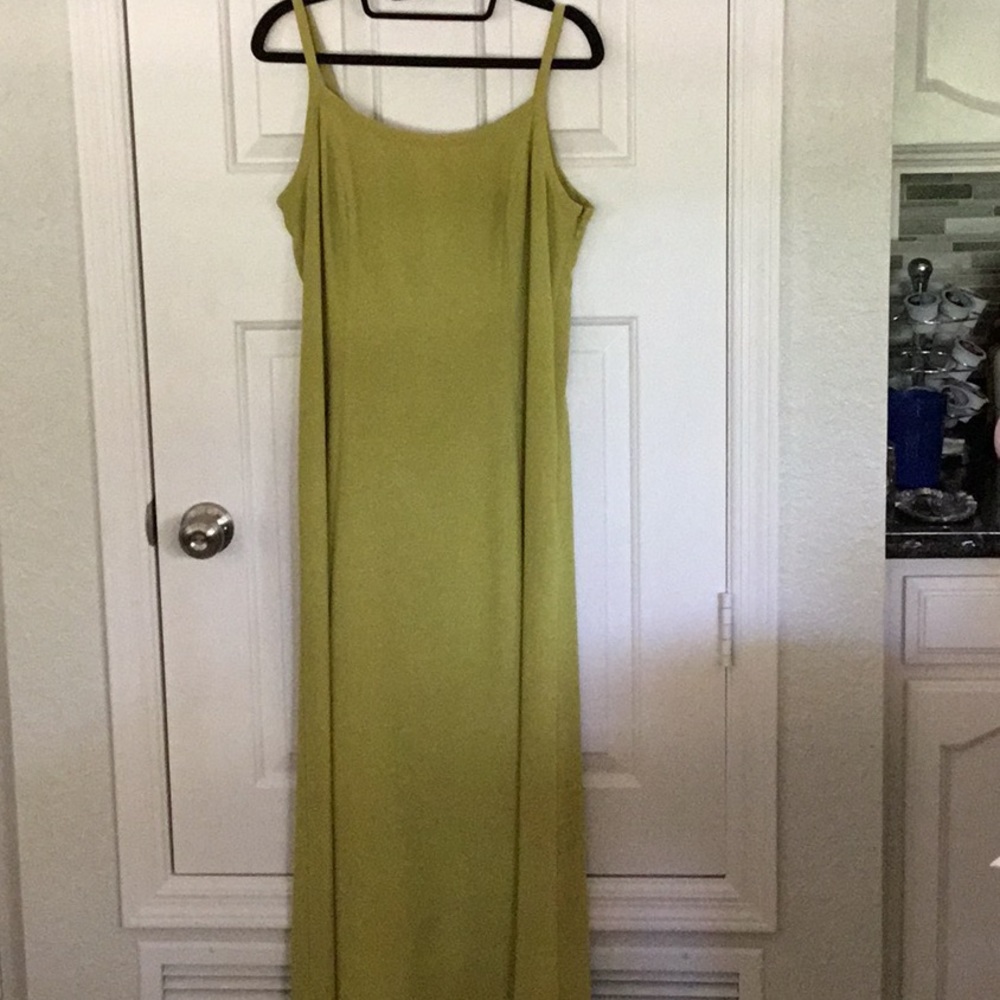 Moda International olive green long dress